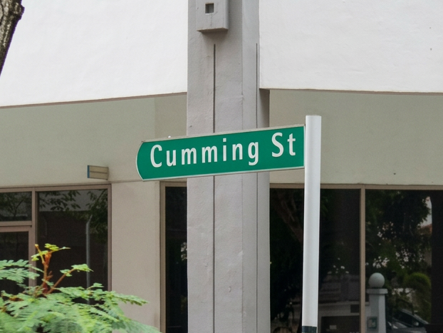 Who chose these street names in Singapore?
